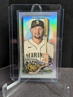 2022 Topps Allen & Ginter Chrome Mini #178 Cal Raleigh RC - Image 1 of 2
