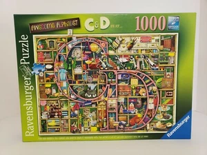RAVENSBURGER AWESOME ALPHABET C & D ARE FOR... 1000 PIECE PUZZLE COMPLETE EUC - Picture 1 of 10
