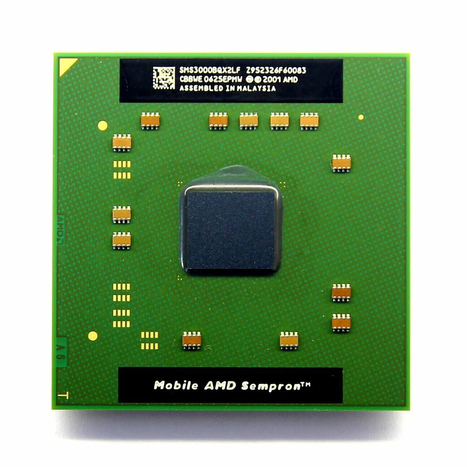 AMD Mobile Sempron 3000+ 1800MHz Socket 754 Notebook CPU Processor TDP 25Watt - Image 1 of 1