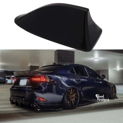 For Lexus IS250 350 F GS Gloss Black Fin Antenna Cover Signal Radio AM/FM Aerial - Image 1 of 4