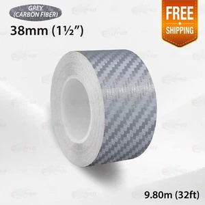 CARBON FIBER GRAY 1.5" 38mm PIN STRIPE Car Model Streamline TAPE Vinyl Sticker - Bild 1 von 13