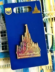 NWT Walt Disney World Parks 50th Anniversary Cinderella's Castle Pin IN HAND! - Picture 1 of 1