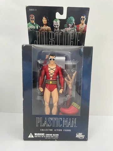 Alex Ross Plastic Man Justice League Series 3 DC Direct Action Figure NEW Cover
