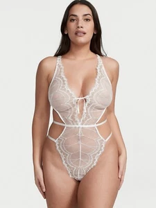 Victoria's Secret VERY SEXY Strappy-Back Lace Teddy size XL NWT retail$150 - Picture 1 of 6