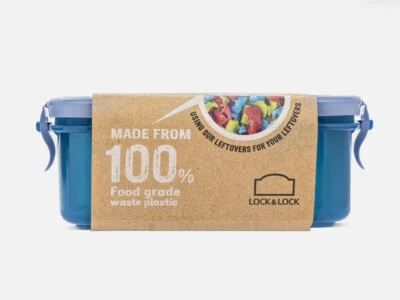 LocknLock Eco Food Containers with Lids-Rectangular 350ml  Airtight, BPA Free  - Image 1 of 4