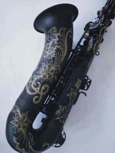 Japan New T-992 Tenor Saxophone Bb Sax Tenor instruments Black Gold With Case - Picture 1 of 11