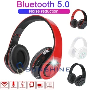 Gaming Headset 3.5mm LED Mic Headphones Stereo Surround for PC PS4 Xbox ONE - Picture 1 of 18