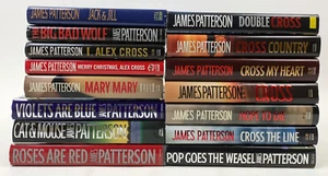 Lot of 15 James Patterson Hardcover Alex Cross Books Mostly 1st First Editions - Picture 1 of 6