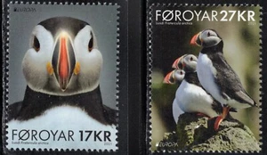 2021 Faroe Isl. Europa CEPT MNH Endangered Wildlife Puffin - Picture 1 of 1