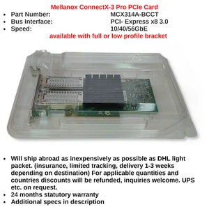 Mellanox ConnectX-3 Pro Adapter 10/40/56 GbE MCX314A-BCCT PCIe Card Module - Bild 1 von 7
