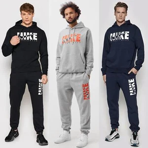 Nike Herren Full Trainingsanzug Set Hoodie Fleece Kapuzenpullover Jogginghose Hose - Bild 1 von 13