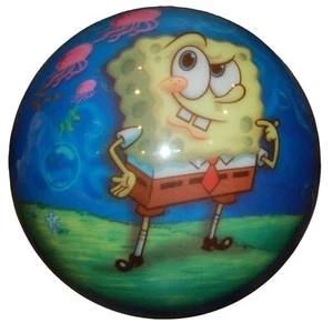 2003 Spongebob Squarepants UNDRILLED Viz-a-Ball Bowling Ball 10 lbs 2 oz RARE - Picture 1 of 9