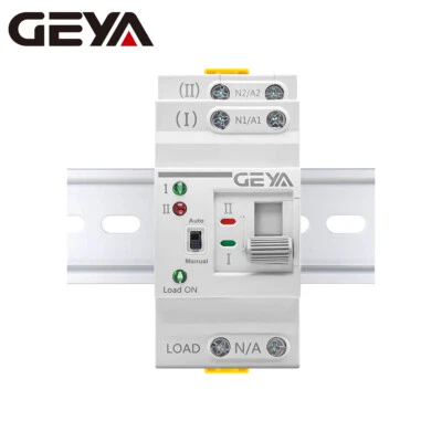 GEYA Rete a commutatore automatico a doppia potenza per alternatore 2P 63A 220V - Image 1 of 4