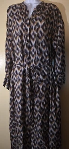 COS ANIMAL PRINT MAXI DRESS SZ XS/S LEOPARD - Picture 1 of 6