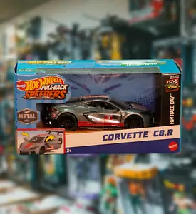 Hot Wheels Pull Back Speeders Corvette C8.R HW Race Day Series (Sealed) - Picture 1 of 4