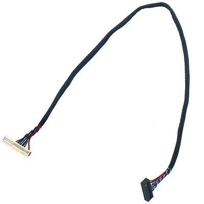 LVDS Video Cable FIX 30pin 1 Channel LCD Board Display Panel Connector D6 30P - Image 1 of 4