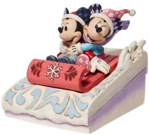 Jim Shore Disney Traditions Mickey Minnie Mouse Schlitten Resin Figur 6008972 - Bild 1 von 1