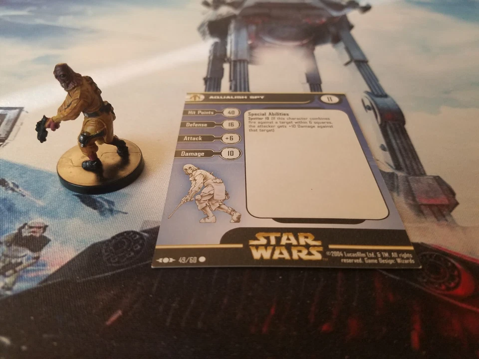 Star Wars Miniatures Clone Strike 49 Aqualish Spy Foto 1 de 1