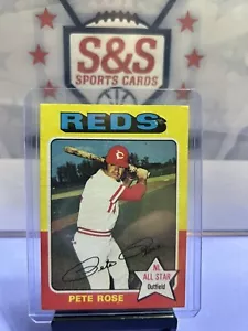 1975 Topps - #320 Pete Rose GREAT CENTERING!! TAKE A LOOK!! (CARD (A)) - Picture 1 of 3