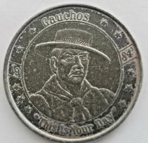 Medaille ~ 1981 Pete Fountain Doubloon - Half/Fast Walking Club Gauchos - Bild 1 von 3