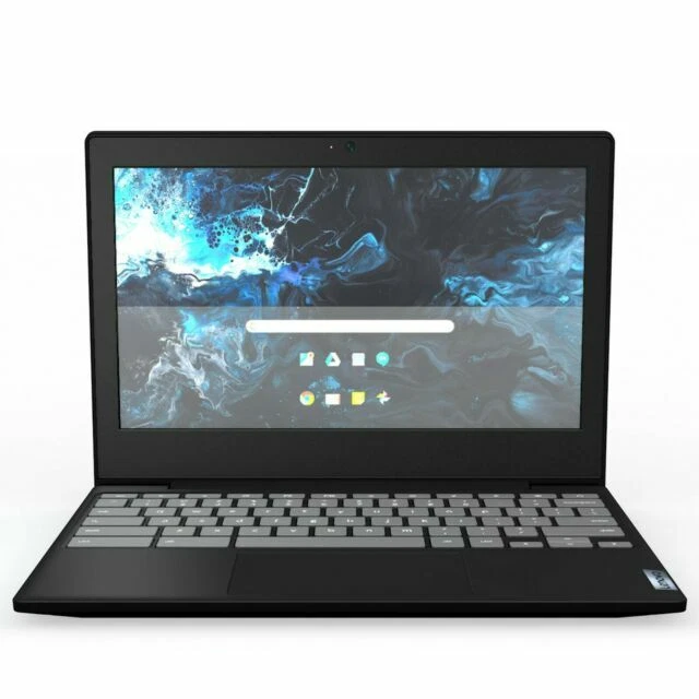 Lenovo IdeaPad 11.6" HD Intel N4020 4GB RAM 32GB eMMC Webcam BT Chrome OS - Onyx - Image 1 of 1