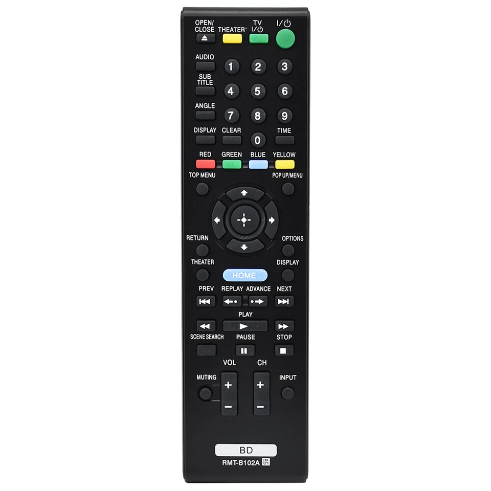 New Replace RMT-B102A For Sony BD Media DVD Remote Control BDP-S350 BDP-BX1 - Image 1 of 4