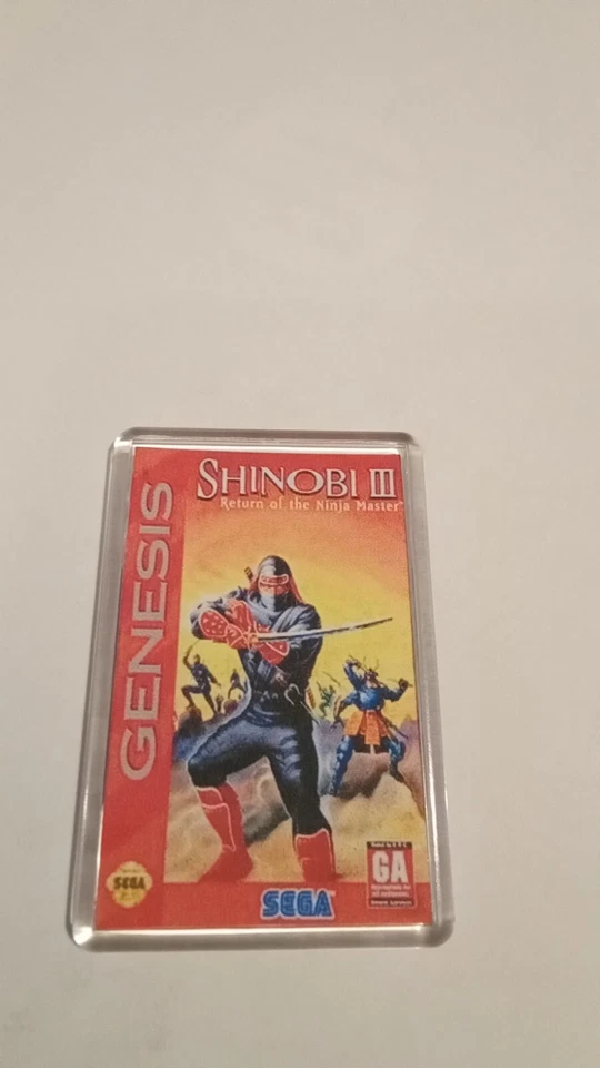 Shinobi 3 Return Of The Ninja Master Sega Megadrive Genesis Cubierta Imán de nevera  Foto 1 de 1