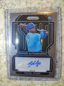 Yohel Pozo RC Auto 2022 Panini Prizm Texas Rangers #RA-YP Rookie - Picture 1 of 2
