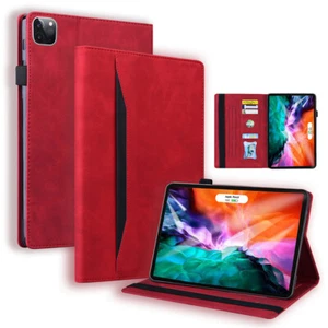 PU Leather Case Stand Cover For iPad Air Pro 11/13 (2024) 10th 10.9 9/8/7th 10.2 - Picture 1 of 18