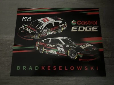 Brad Keselowski Chris Buescher 2024 Castrol края Nascar герой карта открытка - Изображение 1 из 2
