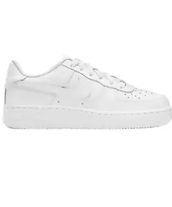 Neu Nike Air Force 1 GS Low Triple White Schuhe 7Y Damen 8,5 - Bild 1 von 8