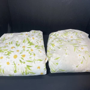 Morgan Jones Dainty Daisies Queen Flat  And Fitted Sheet Hippie Boho Floral - Picture 1 of 5