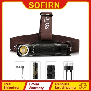 Sofirn SP40A Stirnlampe 1200LM Wiederaufladbare LED Taschenlampe LH351D 18650/18350 - Bild 1 von 24