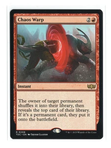 MTG - Chaos Warp - Normal - Tarkir Dragonstorm Commander TDC - NM - Picture 1 of 2