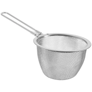 Stainless Steel Colander Pasta Spoon Noodle Strainer with Handle - Picture 1 of 12
