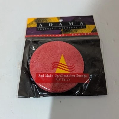 NEW Adama Red Make-Up Cleansing Sponge - Image 1 of 3