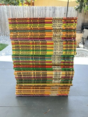 SAMS PHOTOFACT CB RADIO SERIES Lote de 50 VOLÚMENES Foto 1 de 4