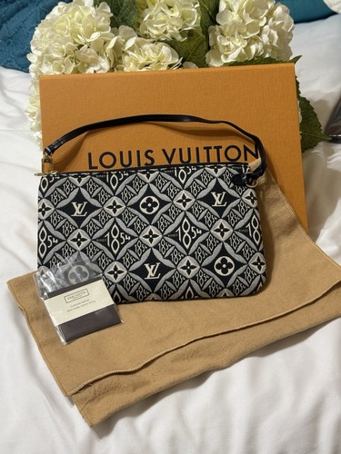 LOUIS VUITTON（LV） Louis Vuitton Pochette Borsa Jacquard Dal 1854 Monogramma Pochette Mai Completa
