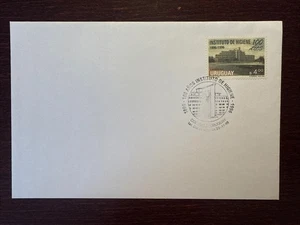 URUGUAY FDC COVER 1996 YEAR INSTITUTE HYGIEN AND SANITARY HEALTH MEDICINE STAMPS - Picture 1 of 1
