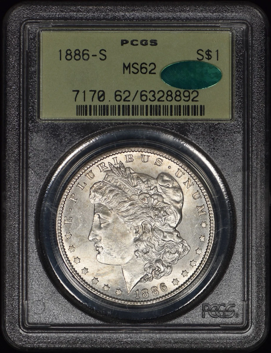 MS 62 Graded 1886 Year Morgan US Dollars (1878-1921) for sale | eBay