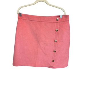 LOFT | (NWT) Coral Pink A Line Wool Blend Skirt | 12 - Picture 1 of 9