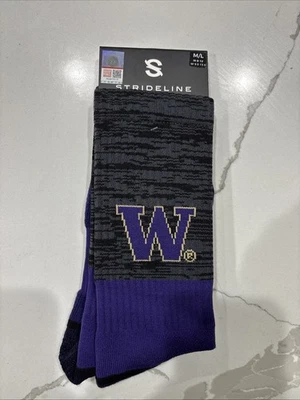 Calcetines Strideline Washington Huskies M 8-12 nuevos con etiqueta Foto 1 de 2