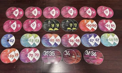 Zumba Instructor Network ZIN DVD CD LOT Fitness Workout 45 DISCS TOTAL - Image 1 of 4