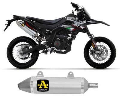 Tubo Escape Arrow Thunder Steel Endcap Aluminio APRILIA RX-SX 125 2021 2024 - Imagen 1 de 4