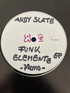 Andy Slate – Funk Elements EP Vinyl Record White Label Tech Breaks - Picture 1 of 3
