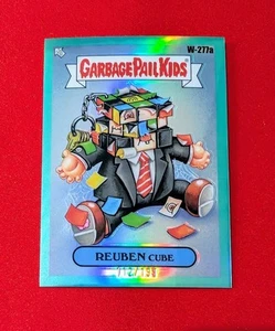 π₯2024 Topps Garbage Pail Kids Chrome Series 7 "Reuben Cube" #W-277a Aqua /199 - Picture 1 of 2