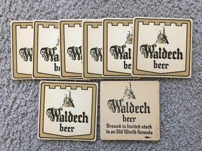 LOTE DE 8 posavasos de cerveza vintage Hamm’s Brewing Waldech Beer #2 EE. UU. U226 Foto 1 de 4