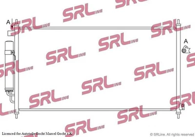 Klimakondensator Aluminium für Honda Fr-V BE 1.8 2.0 - Bild 1 von 4