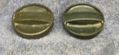 AMC Rambler Rebel 1960-63 ~ Par de perillas de control de volumen/sintonización de radio ~ 3466092 Foto 1 de 3