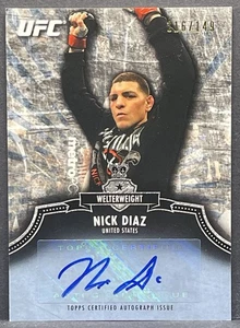 2012 Topps UFC Bloodlines Certified Issue /149 Nick Diaz #A-ND Rookie AUTO RC - Picture 1 of 2